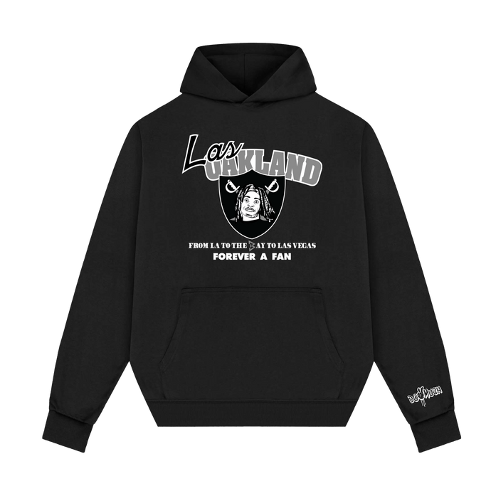 “Las Oakland” Forever a Fan Hoodie - Black